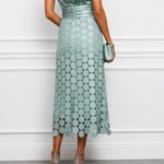 Celine | Elegant Midi Dress For Ceremonies - | Benedita Lisboa