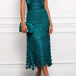 Celine | Elegant Midi Dress For Ceremonies - | Benedita Lisboa