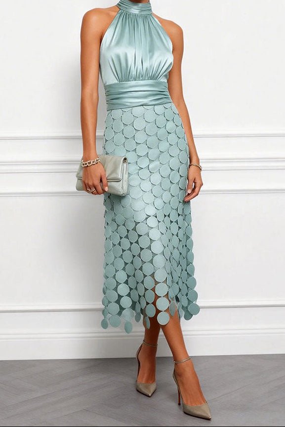 Celine | Elegant Midi Dress For Ceremonies - | Benedita Lisboa