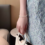 Céline Pulseira Elegante De Pérolas - Luxo No Visual - | Benedita Lisboa