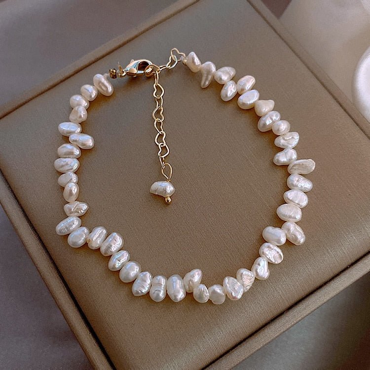 Céline Pulseira Elegante De Pérolas - Luxo No Visual - | Benedita Lisboa