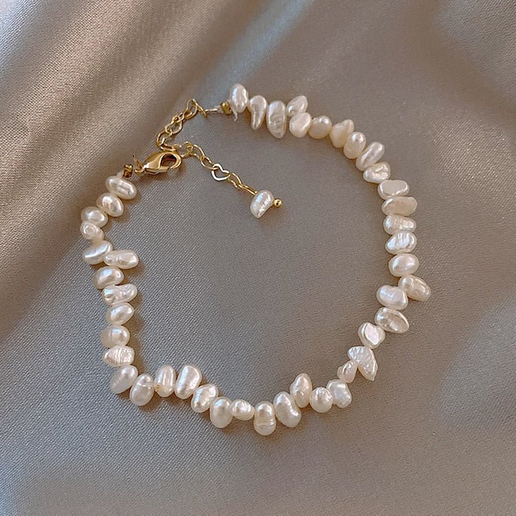 Céline Pulseira Elegante De Pérolas - Luxo No Visual - | Benedita Lisboa
