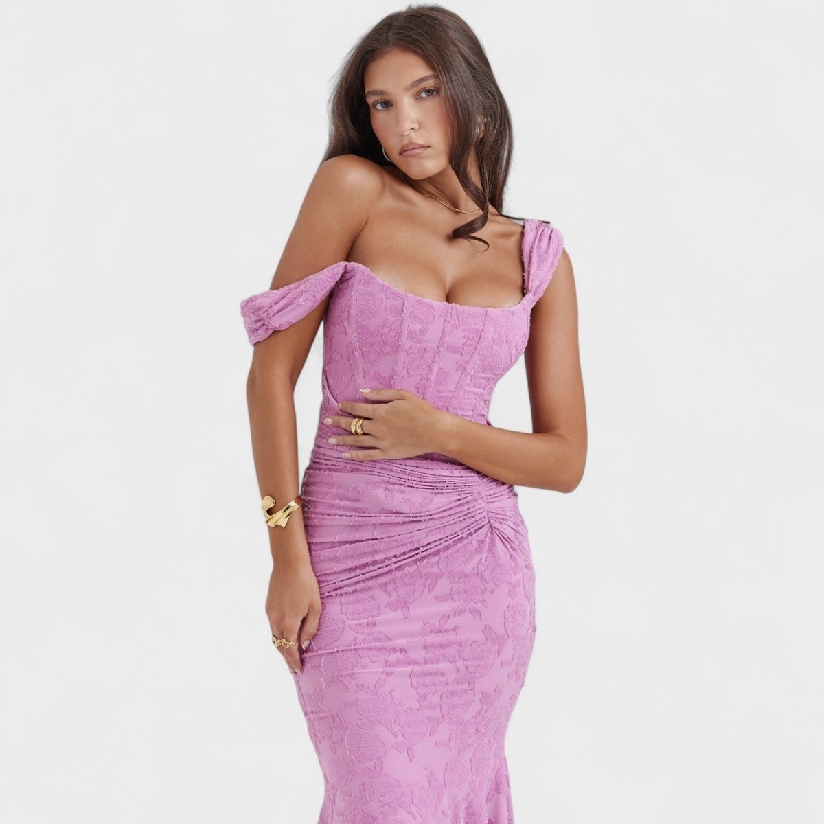 Cesca™ | Vestido de silhueta escultural - | Benedita Lisboa