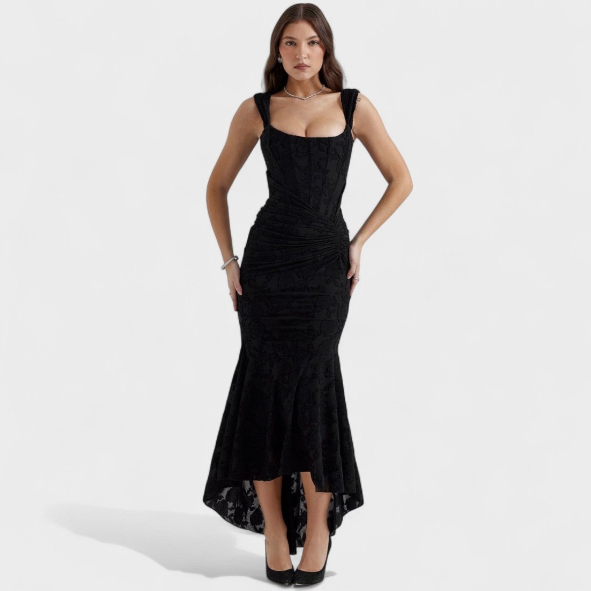 Cesca™ | Vestido de silhueta escultural - | Benedita Lisboa