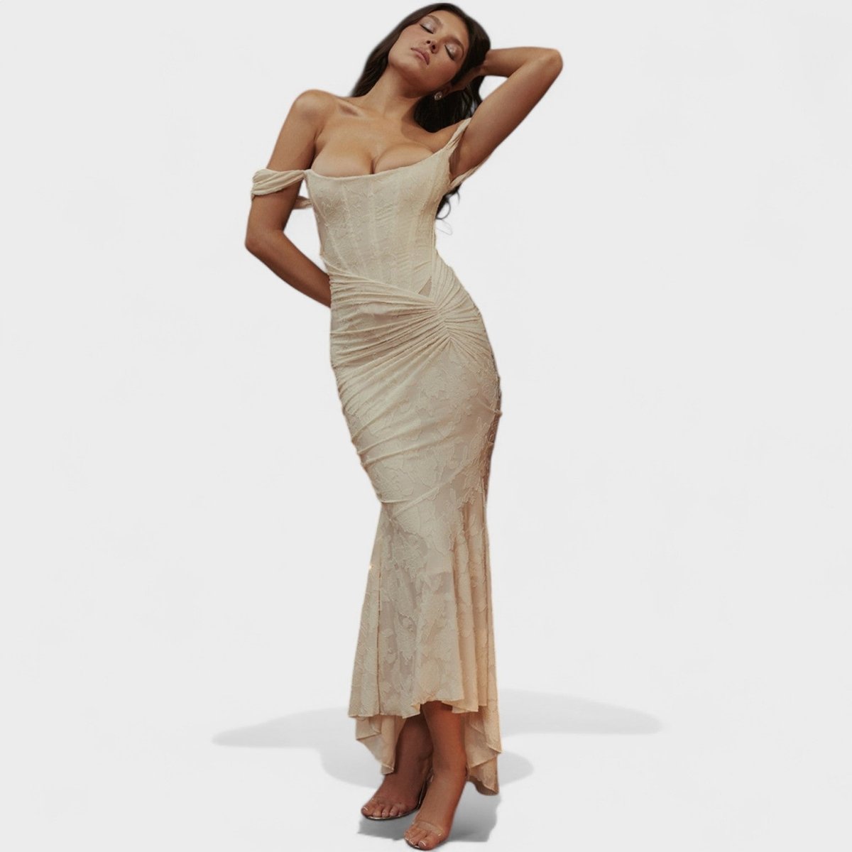 Cesca™ | Vestido de silhueta escultural - | Benedita Lisboa