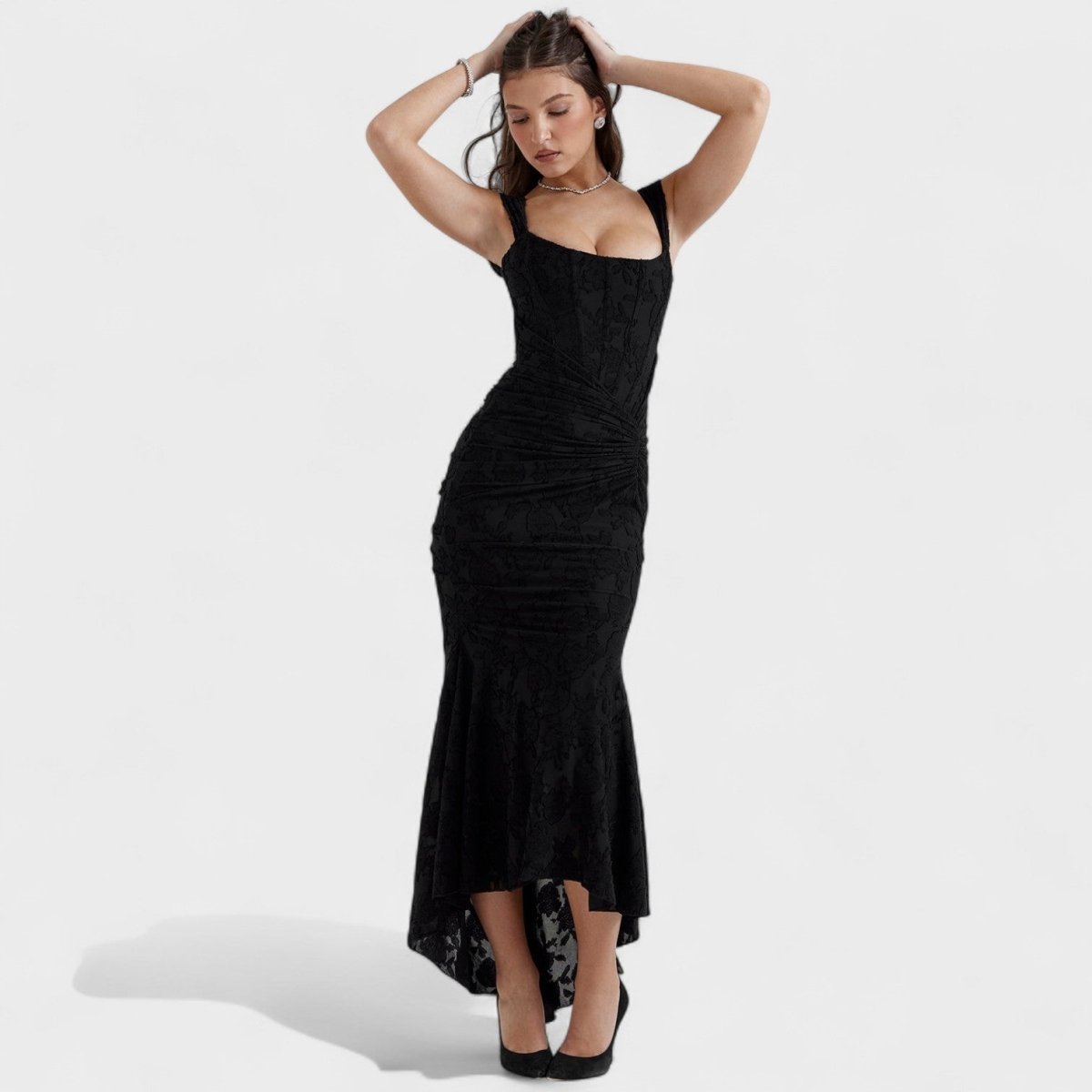 Cesca™ | Vestido de silhueta escultural - | Benedita Lisboa