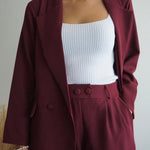 Cherry™ | Conjunto Borgonha - | Benedita Lisboa