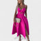 Cielo Divino™ | Vestido Midi con Abertura Frontal - | Benedita Lisboa