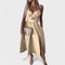 Cielo Divino™ | Vestido Midi con Abertura Frontal - | Benedita Lisboa