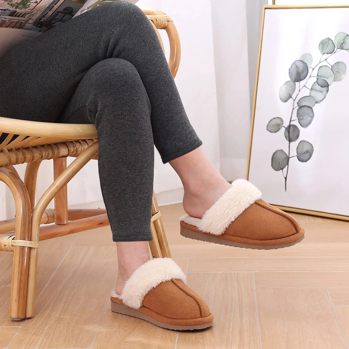 Clara™ | Conforto Aconchegante Pelúcia Forro Macio - | Benedita Lisboa