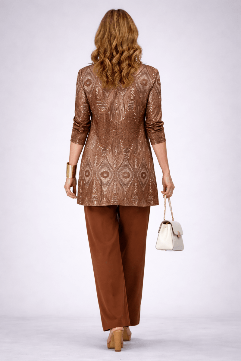 Clara™ | Conjunto de 3 Peças Castanho - | Benedita Lisboa