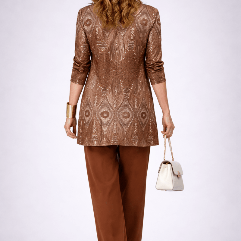 Clara™ | Conjunto de 3 Peças Castanho - | Benedita Lisboa