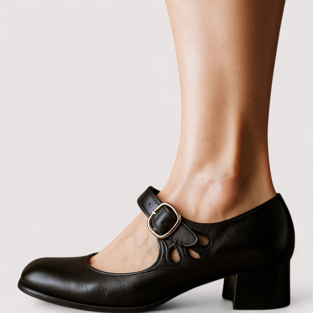 Clara™ | Scarpin Elegante em Couro Sintético - | Benedita Lisboa