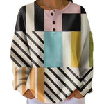 CLARA™ | Suéter Vintage Multicolorido - Suéter Vintage | Benedita Lisboa