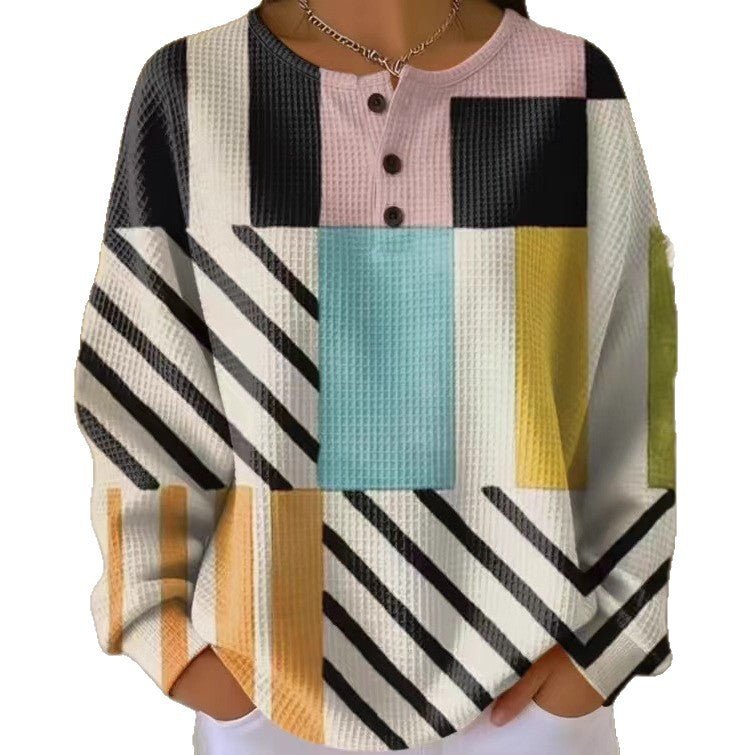 CLARA™ | Suéter Vintage Multicolorido - Suéter Vintage | Benedita Lisboa