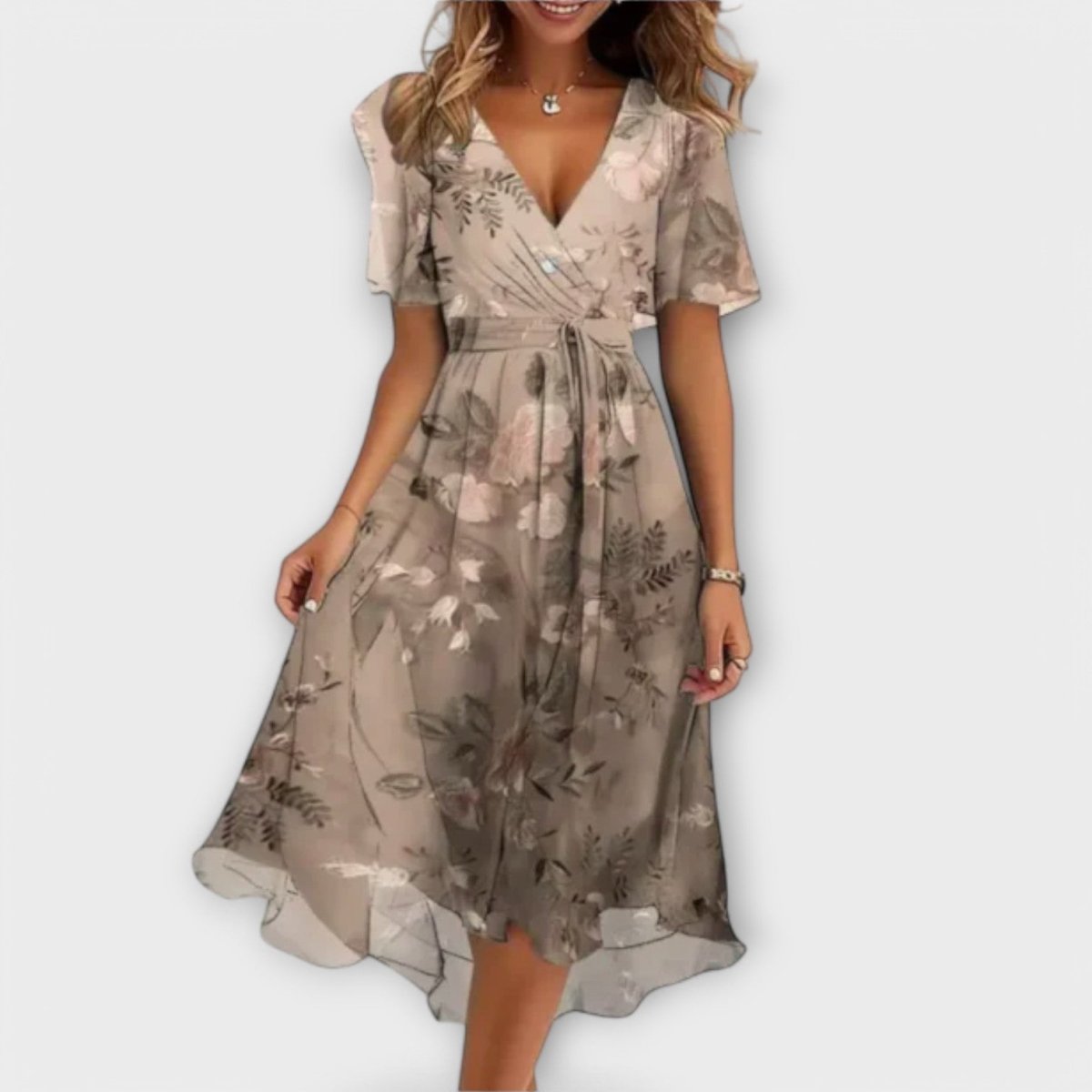 Clara™ | Vestido Floral Elegante e Confortável, Ideal Para Dias Quentes - Dress | Benedita Lisboa