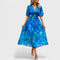 Clara™ | Vestido Midi Floral Elegante - | Benedita Lisboa