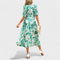 Clara™ | Vestido Midi Floral Elegante - | Benedita Lisboa