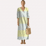 Cláudia™ | Vestido de Linho Elegância Natural - Vestido | Benedita Lisboa