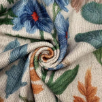Clementine™ | Casaco de Malha com Fecho e Flores de Jardim Botânico - | Benedita Lisboa