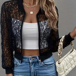Colette™ | Casaco Curto em Renda - | Benedita Lisboa