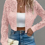 Colette™ | Casaco Curto em Renda - | Benedita Lisboa