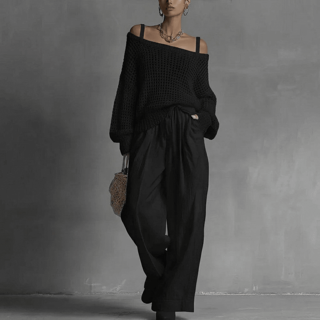 Conjunto Elegante de Duas Peças Claribel™ - | Benedita Lisboa