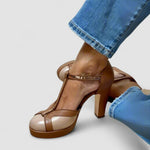 Criselmara™ | Sandálias de salto alto elegantes e confortáveis - | Benedita Lisboa