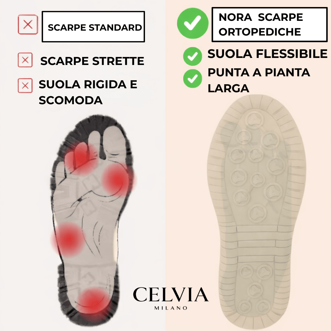 Cristina™ | Sapatos Ortopédicos Comfort Plus, Caminhe Sem Dor - | Benedita Lisboa