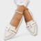 Dalva™ | Sapatos rasos para mulher com nó - | Benedita Lisboa