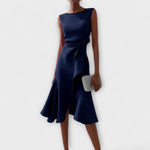 Darlene | Vestido Midi Sofisticado - | Benedita Lisboa