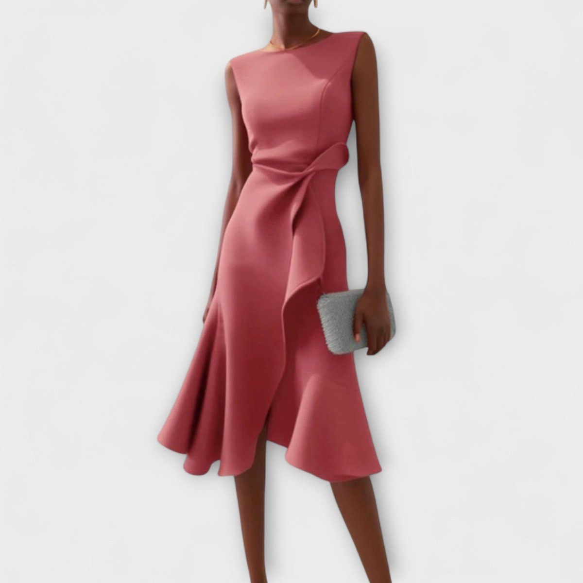 Darlene | Vestido Midi Sofisticado - | Benedita Lisboa