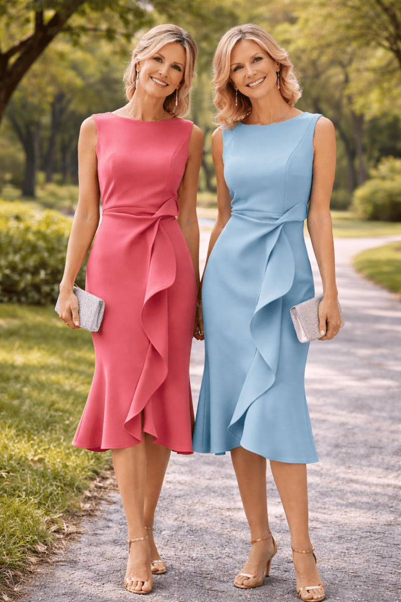 Darlene | Vestido Midi Sofisticado - | Benedita Lisboa