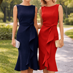 Darlene | Vestido Midi Sofisticado - | Benedita Lisboa