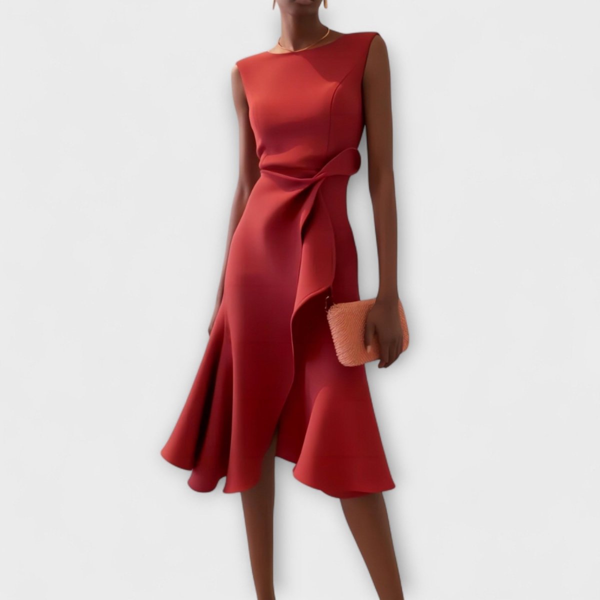 Darlene | Vestido Midi Sofisticado - | Benedita Lisboa