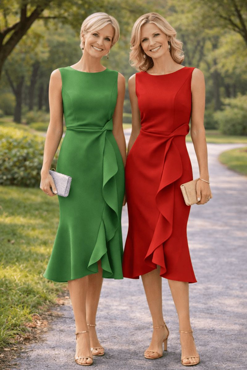 Darlene | Vestido Midi Sofisticado - | Benedita Lisboa
