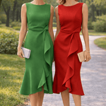 Darlene | Vestido Midi Sofisticado - | Benedita Lisboa
