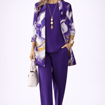 Débora™ | Conjunto de 3 Peças Roxo - | Benedita Lisboa