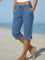 Delphia™ | Calças Capri até ao Pé para Mulheres - Pants | Benedita Lisboa
