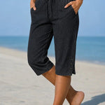 Delphia™ | Calças Capri até ao Pé para Mulheres - Pants | Benedita Lisboa