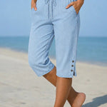 Delphia™ | Calças Capri até ao Pé para Mulheres - Pants | Benedita Lisboa