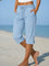 Delphia™ | Calças Capri até ao Pé para Mulheres - Pants | Benedita Lisboa