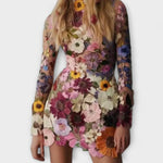 Dolores™ | Vestido com estampado de flores - | Benedita Lisboa