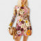 Dolores™ | Vestido com estampado de flores - | Benedita Lisboa