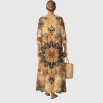 Dora™ | Vestido Floral Elegância Natural - Vestido | Benedita Lisboa
