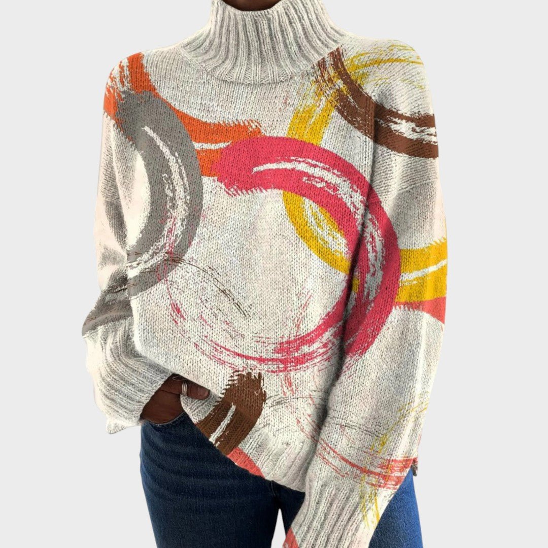 Eduarda™ | Camisola de Malha Artística - | Benedita Lisboa