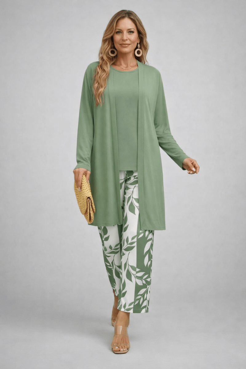 Eduarda™ | Conjunto de 3 Peças Verde - | Benedita Lisboa