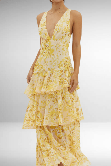 Elie™ | Vestido Maxi Elegante Para Um Estilo De Verão Descontraído - | Benedita Lisboa
