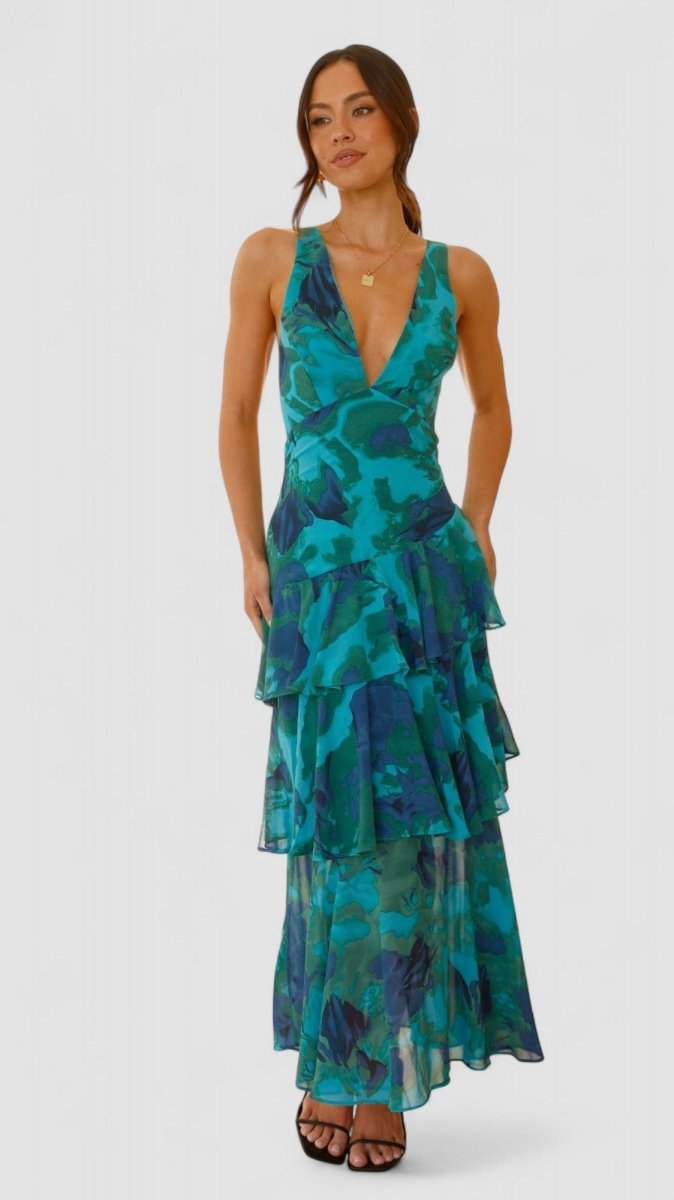 Elie™ | Vestido Maxi Elegante Para Um Estilo De Verão Descontraído - | Benedita Lisboa