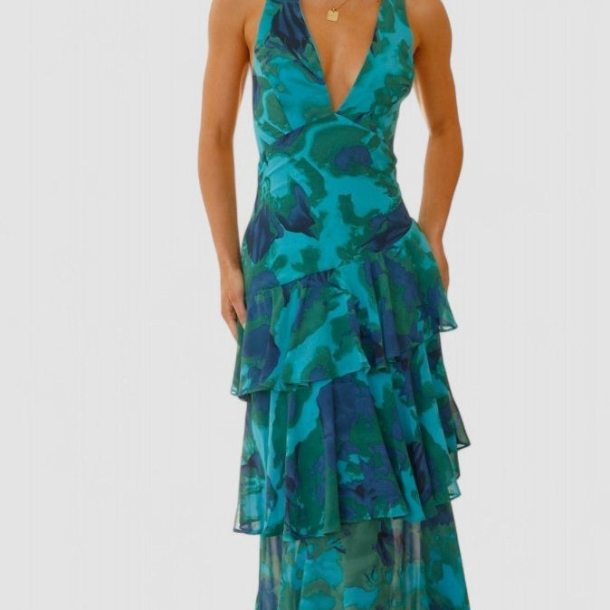 Elie™ | Vestido Maxi Elegante Para Um Estilo De Verão Descontraído - | Benedita Lisboa